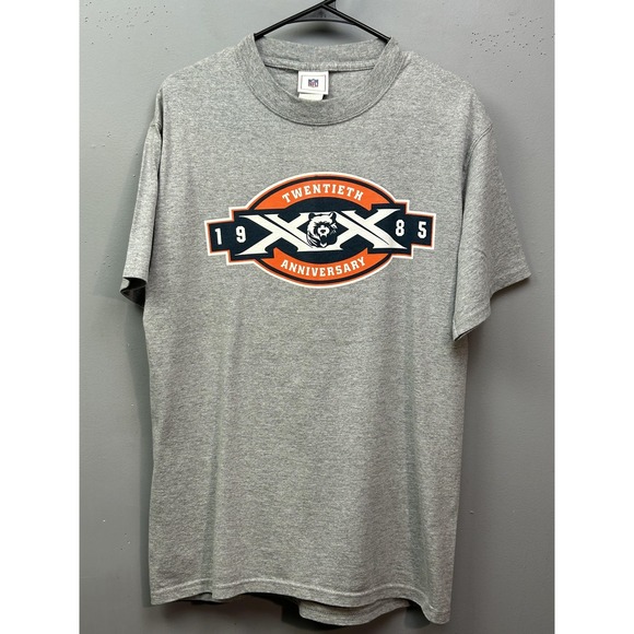 Vintage Chicago Bears Shirt Mens Medium NFL Football Twentieth Anniversary 1985 - Picture 1 of 7